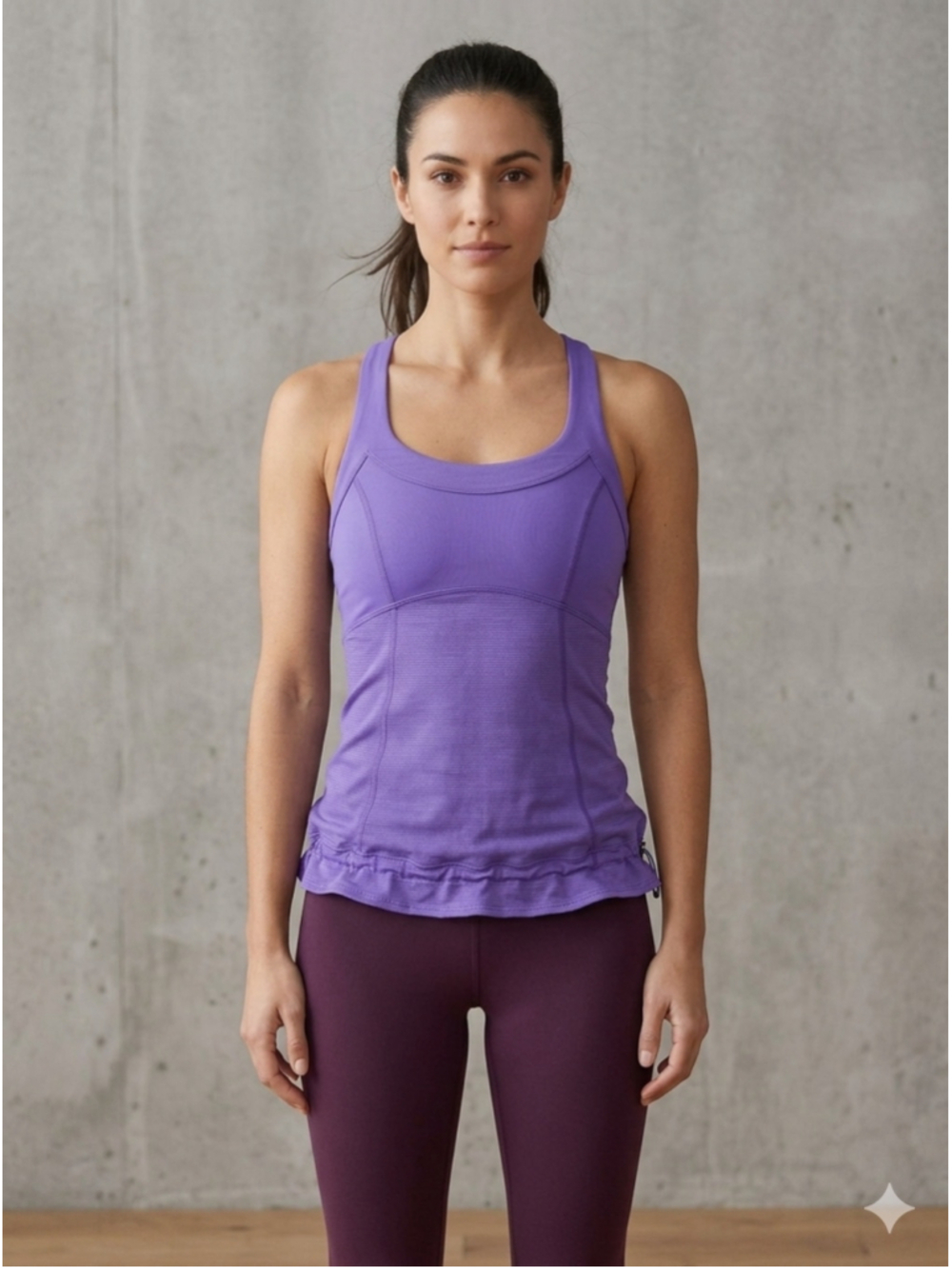 Women's Lululemon Run: Ta Ta Topper Tank Top Size S/M Purple 2021